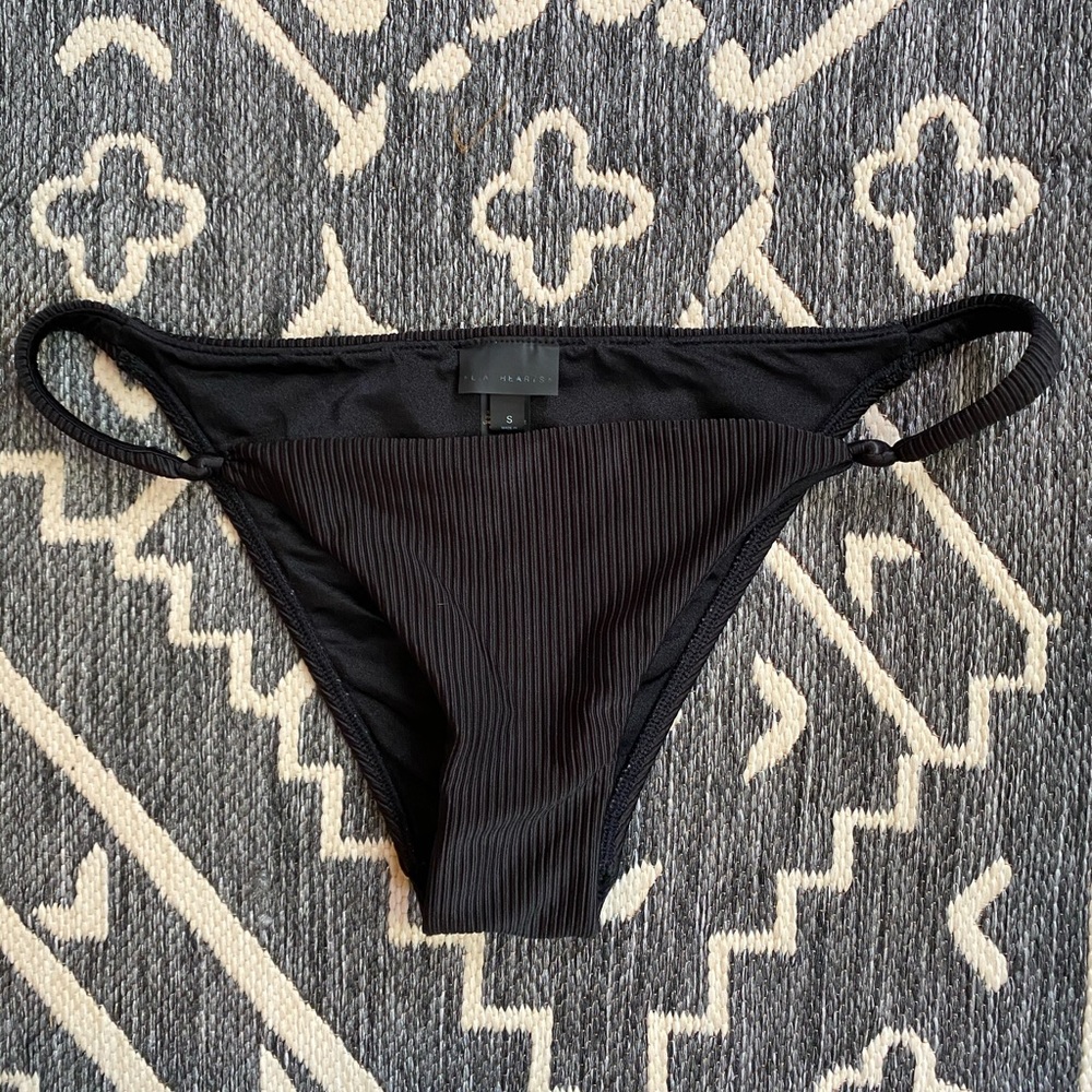 LA Hearts Black Bikini Bottom
